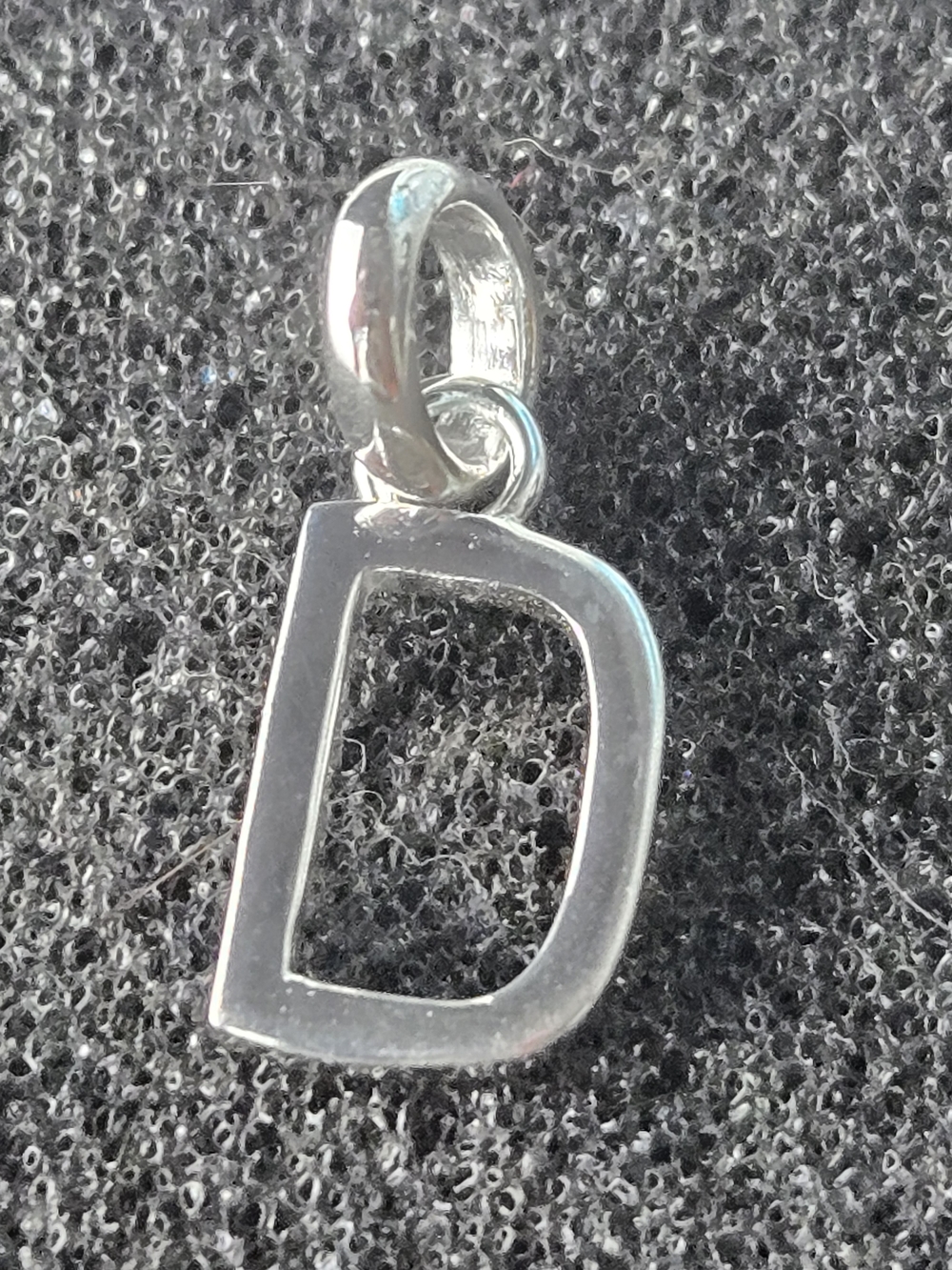 Thomas Sabo Sterling Silver 'D' Letter Pendant - Silver